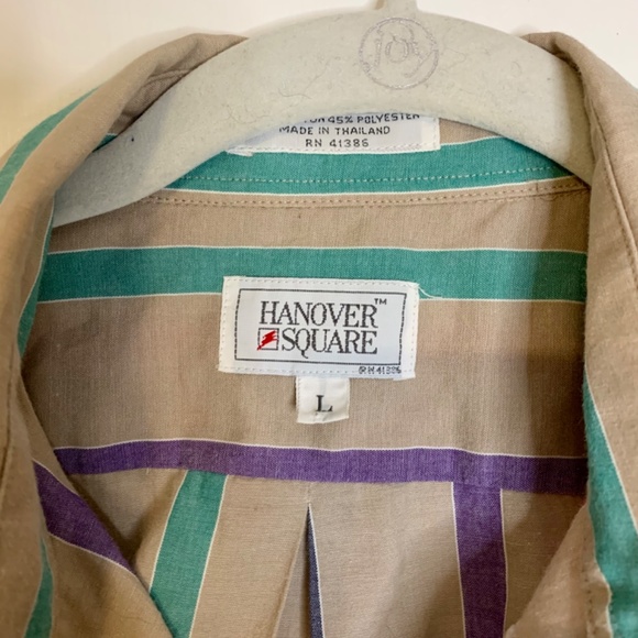 Men’s Vintage Striped Button Down - Picture 4 of 4